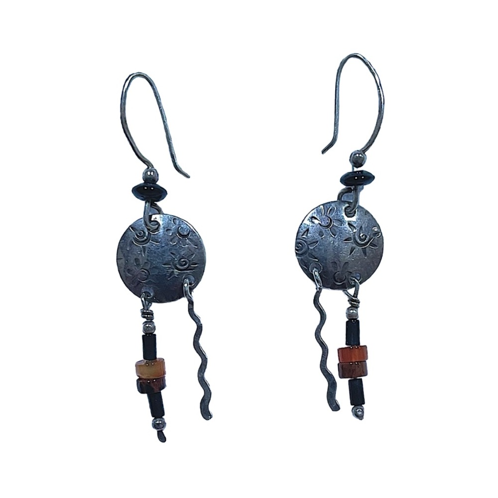 Southwestern Style Pamela Worthington Silver Earrings